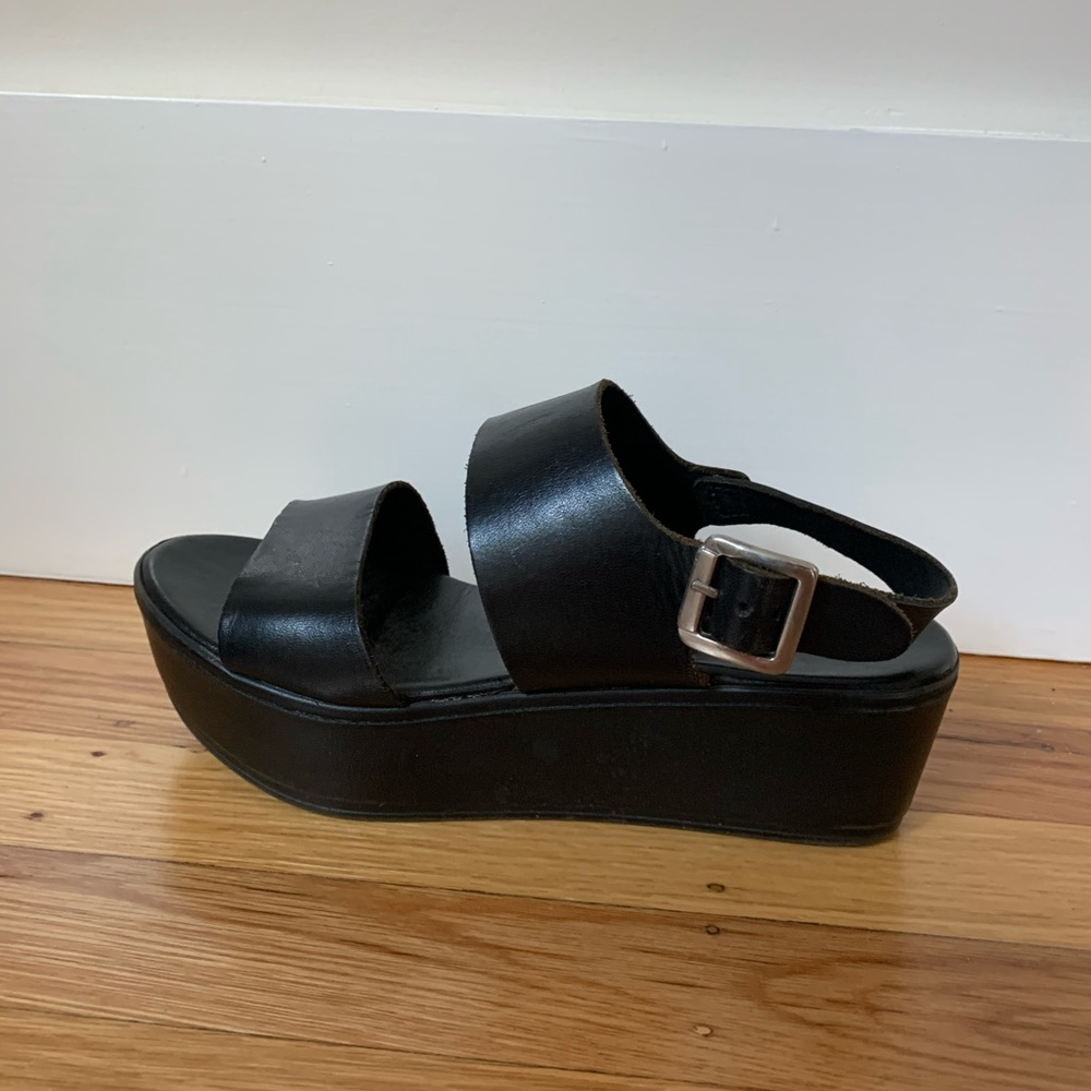 Leather Platform Heels, Topshop